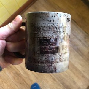 Harry Potter color reveal marauders map mug